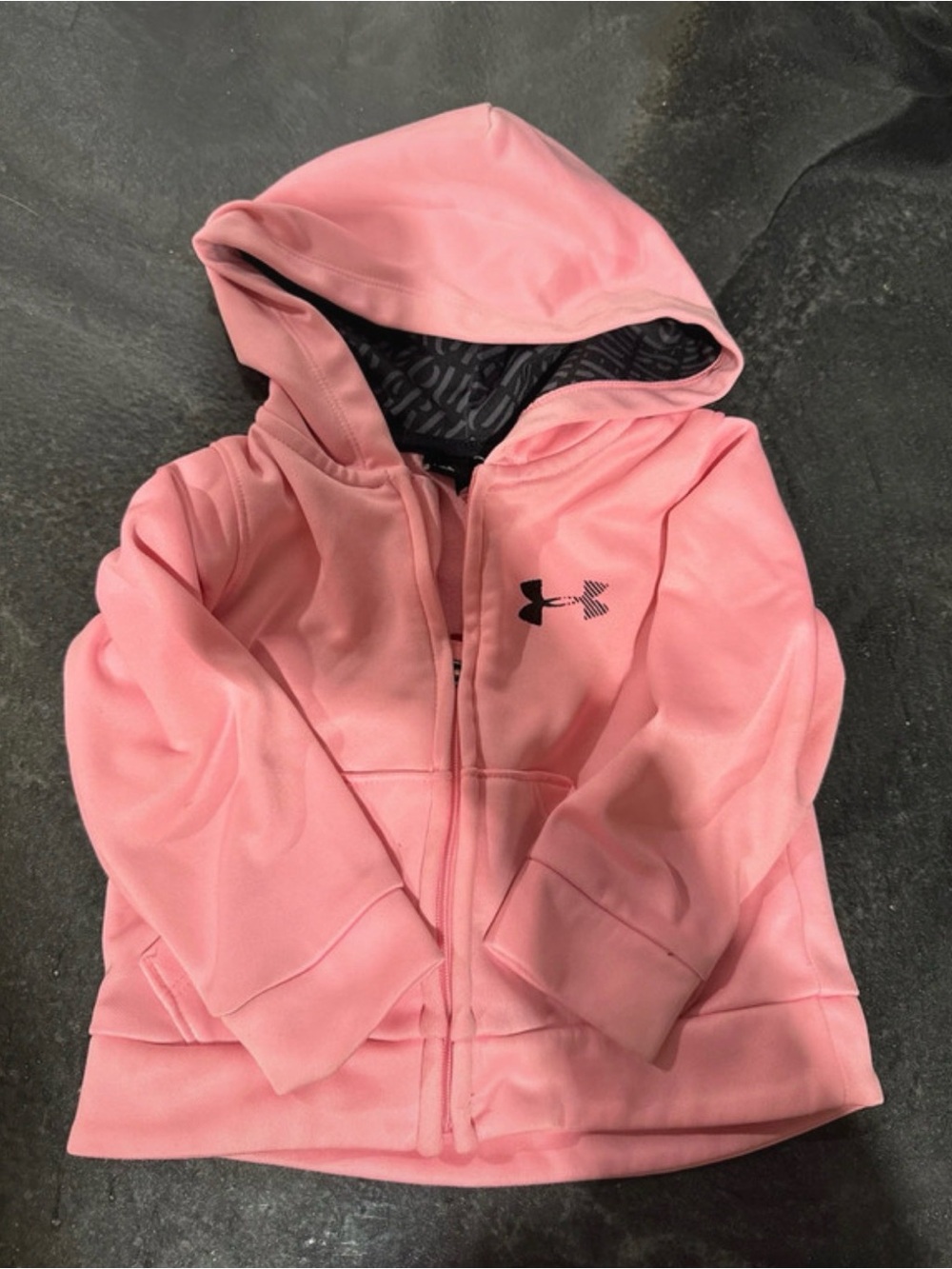 Under Armour Kids' Pink Hooded Zip hoodie 12m